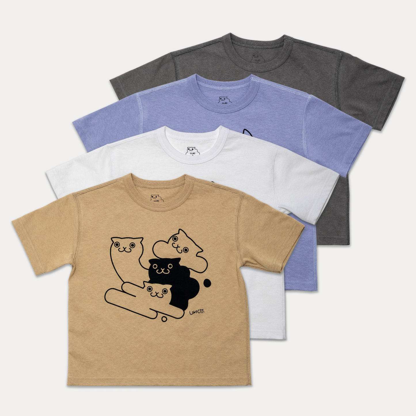 「LLAC × umc」 Original Super Pop Tee (KIDS) Beige