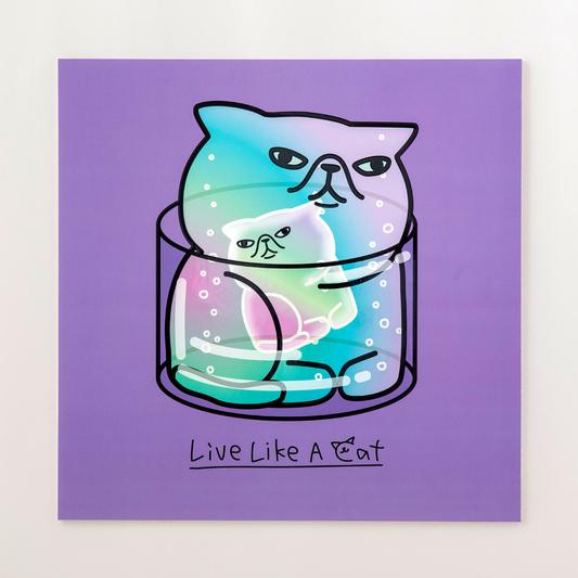 「LLAC」Poster In Purple