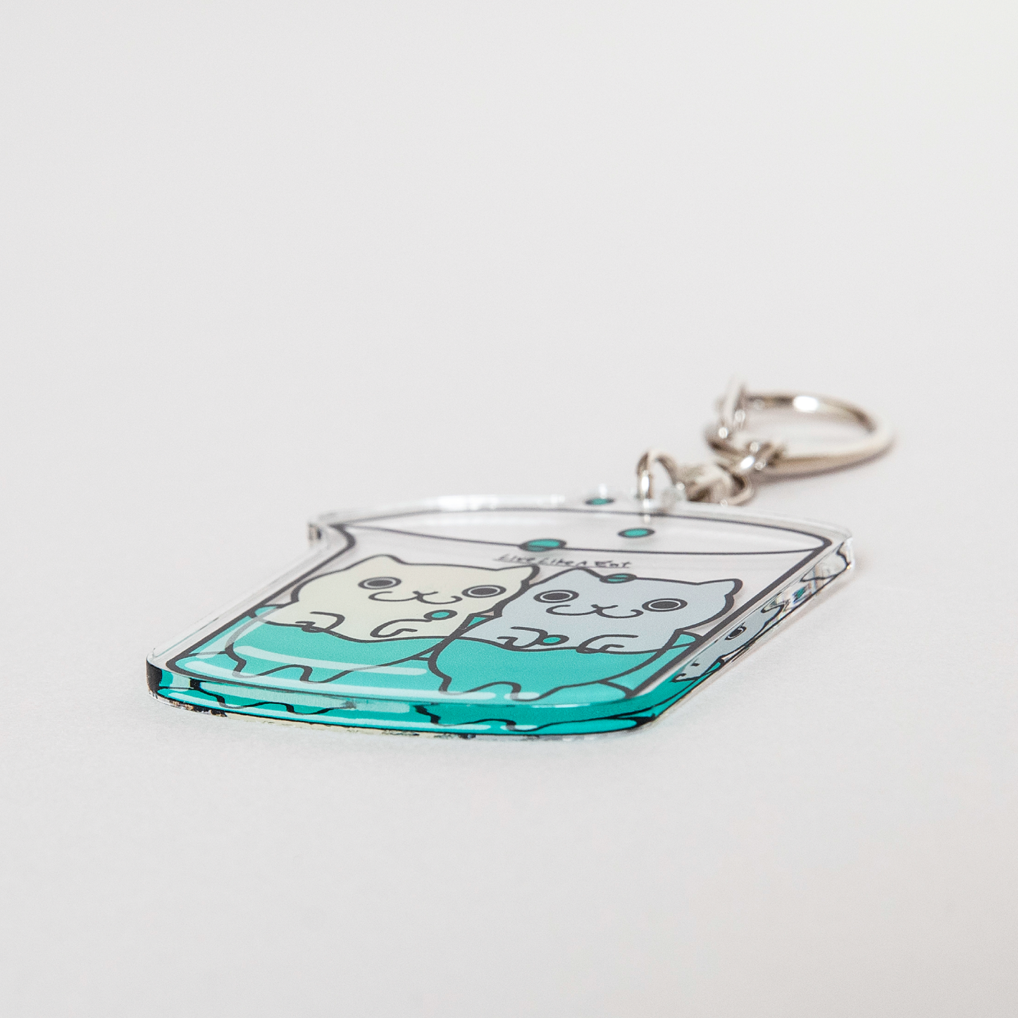 Lab Key Ring Twins