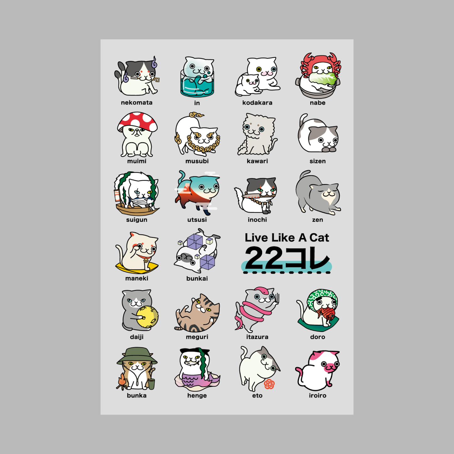 Post Card Set A - 22 Collection -