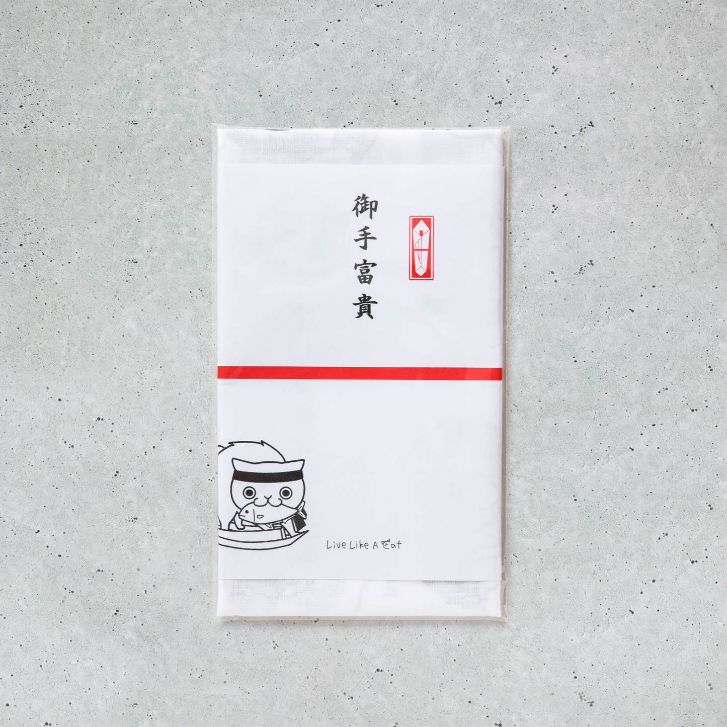 22 Collection Tenugui Ink Black