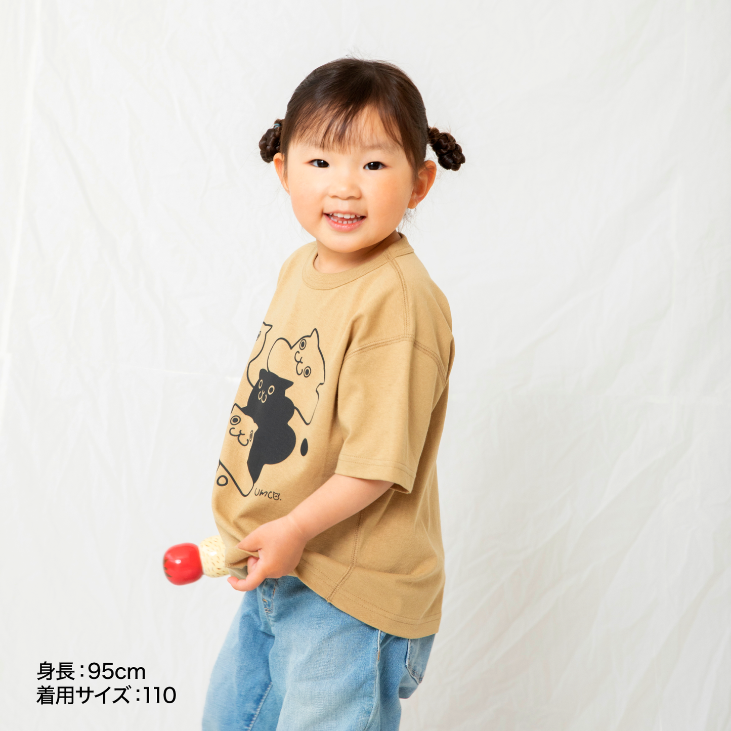 「LLAC × umc」 Original Super Pop Tee (KIDS) Beige