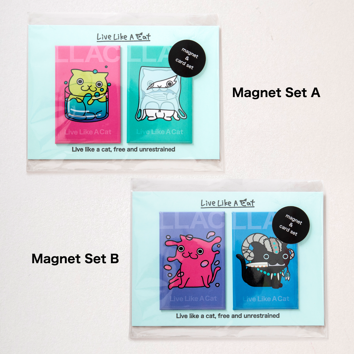 Magnet Post Card Set A
