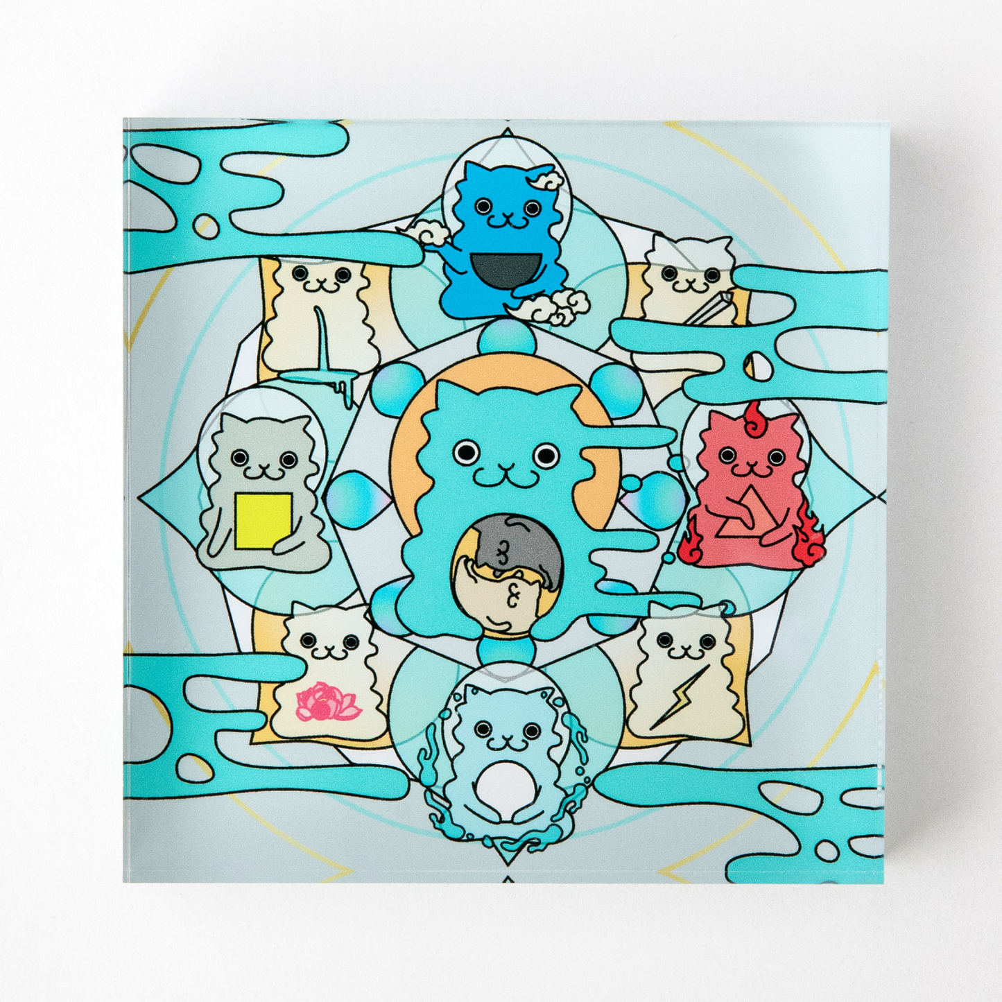 「umc」 Nekomandara Acrylic Block